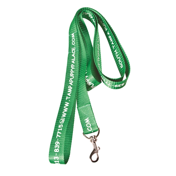 Dog Leash 1" x 60" Screen Printed