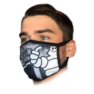 Full Color Sublimated Polyester 2-Ply Face Mask