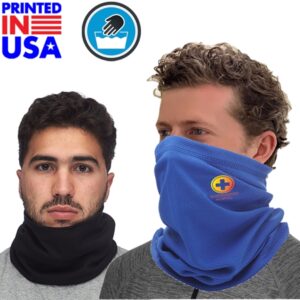 Polyester Neck Gaiter w/ Full Color Logo Safety Face Bandana