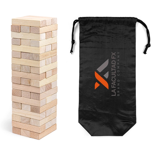 Stacking Puzzle Set with Polyester Pouch