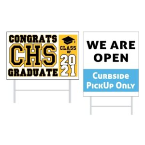 12" x18" Plastic Sign