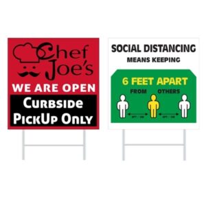 Plastic Sign