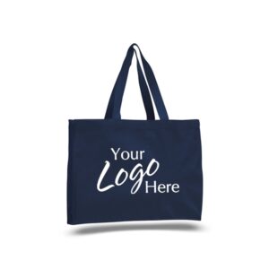 Canvas Tote 15" W x 12" H with 4" Gusset Bag
