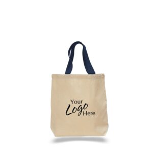 Promotional Tote 15" both directions Natural Bag 3" Gusset