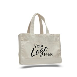 Canvas Standard Tote 17" W x 13" H with 5" Gusset Bag