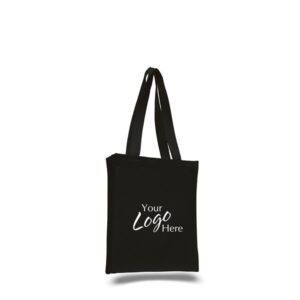 Canvas Book 10" W x 12" H Bag w/ 3" Gusset