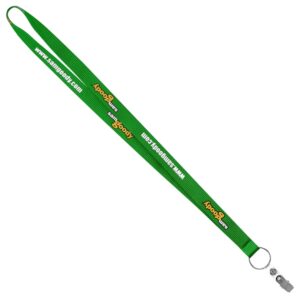 3/4" Recycled Screen Printed Lanyard