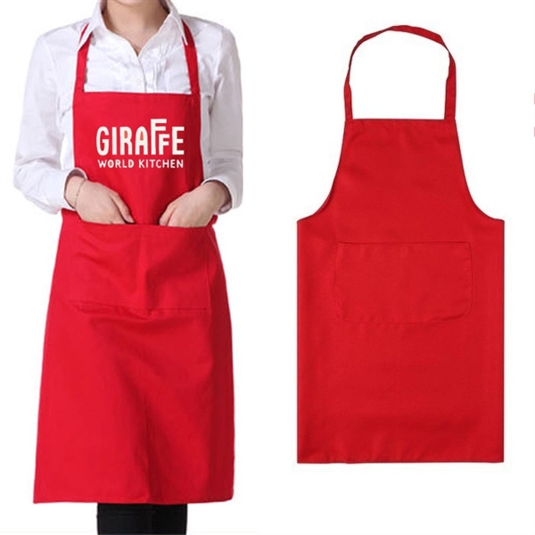 Kitchen Apron w/ Custom Imprint andamp; Adjustable Strap 22" x 32"
