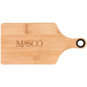 The Genoa 14-Inch Bamboo Cutting Board with Handle