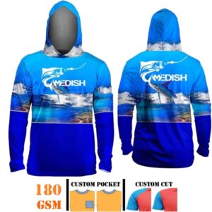 180G Milk Silk Comfort Unisex Long Sleeve T-shirt w/ Hoodie