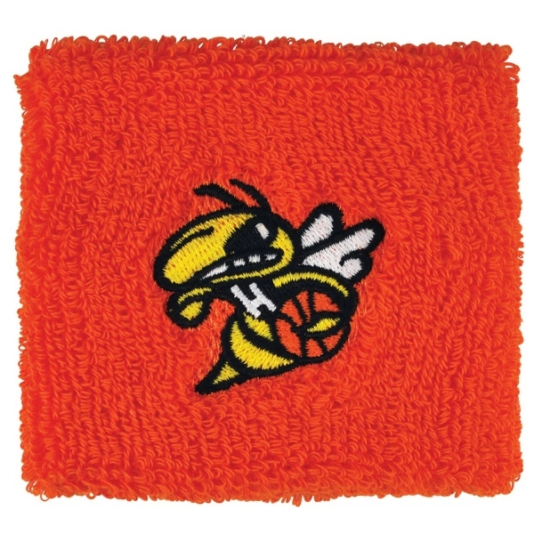 Heavyweight wristband with Direct Embroidery (Made in USA)