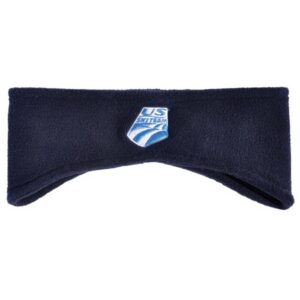 Warm Stretch Fleece Headband with Embroidery