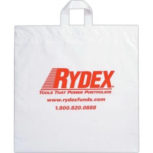 Fused Soft Loop Handle Bag - Flexo Ink
