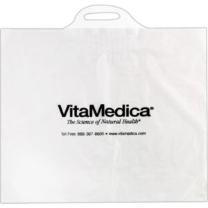 Clear Frosted Soft Bridge Handle Bag - Flexo Ink