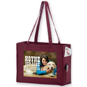 Side Pocket Tote Bag in CMYK - Color Evolution