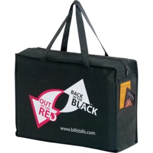 Non-Woven Large Zipper Tote in CMYK - Color Evolution