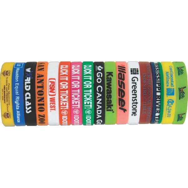 1/2" Screen Printed Awareness Bracelet Priority Service