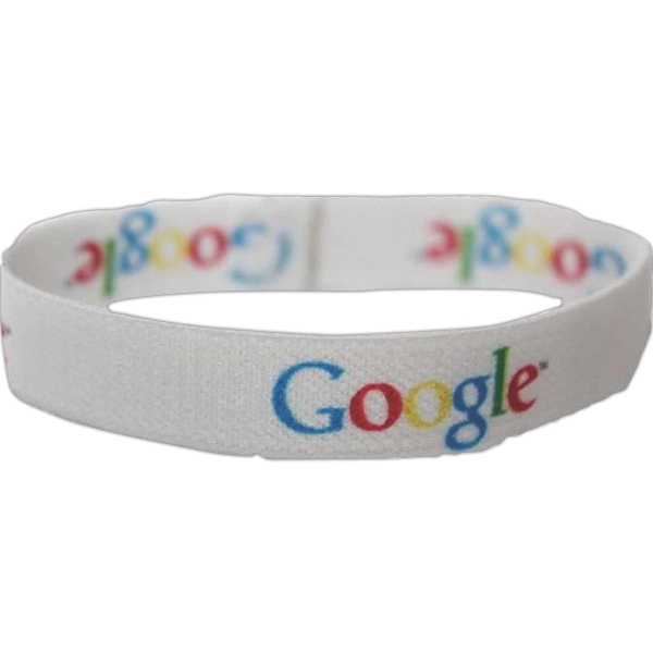 Wristband 7.5 x 1/2" Stretch Poly Dye Sub (Domestic Product)