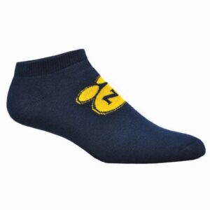 Made in the USA Full Cushion No Show Socks with Knit-In Logo