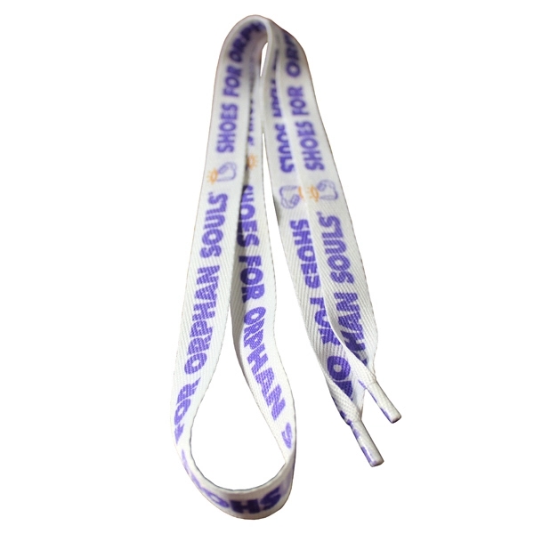 Shoelaces 60 x 3/4" Recycled Poly Dye Sub (Domestic Product)