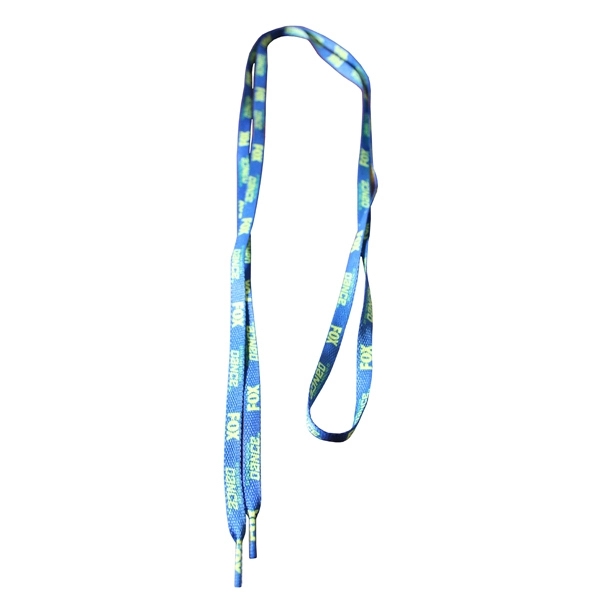 Shoelaces 45 x 3/8" Recycled Poly Dye Sub (Domestic Product)