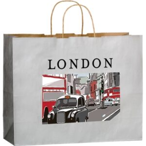 Matte Paper Shopper Bags in CMYK - Color Evolution