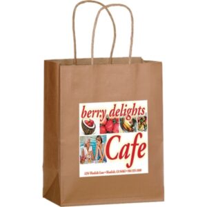 Matte Paper Shopper Bag in CMYK - Color Evolution